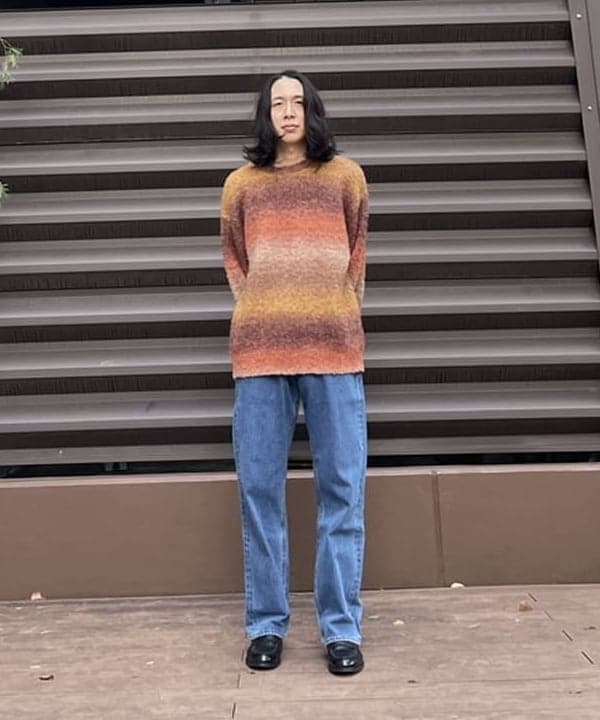 BEAMS HEARTのアソート グラデーション クルーネック ニット ギフト 25SSを使ったコーディネートを紹介します。｜Rakuten Fashion(楽天ファッション／旧楽天ブランドアベニュー)4796329