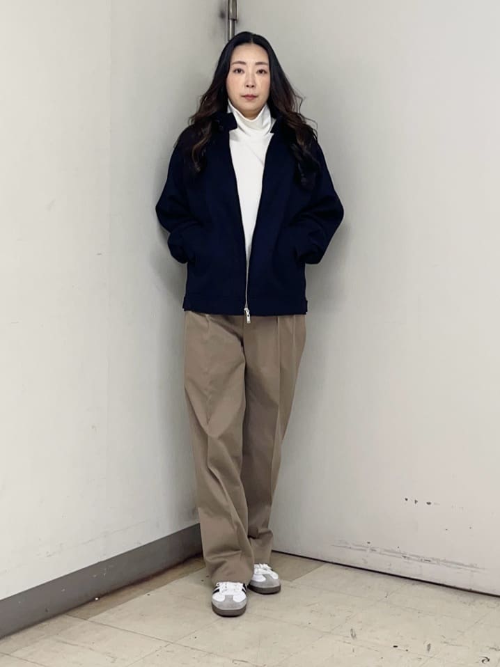 TAKEO KIKUCHIの【THE FLAGSHIP】ウールダブルフェイス ブルゾンを使ったコーディネートを紹介します。｜Rakuten Fashion(楽天ファッション／旧楽天ブランドアベニュー)4797591