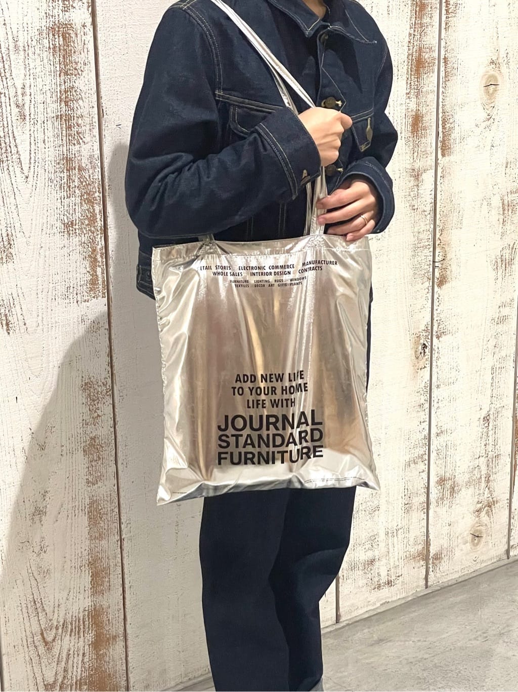 journal standard Furniture | JSF TOTE SILVER トートバッグ