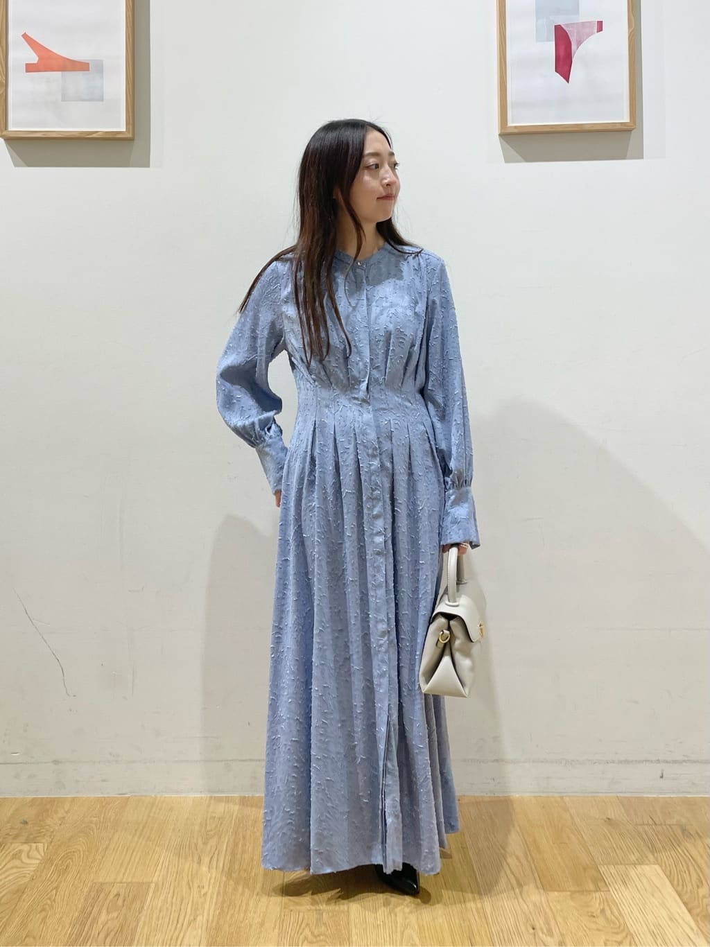 UNITED ARROWS green label relaxingのジャカード ウエスト タック 