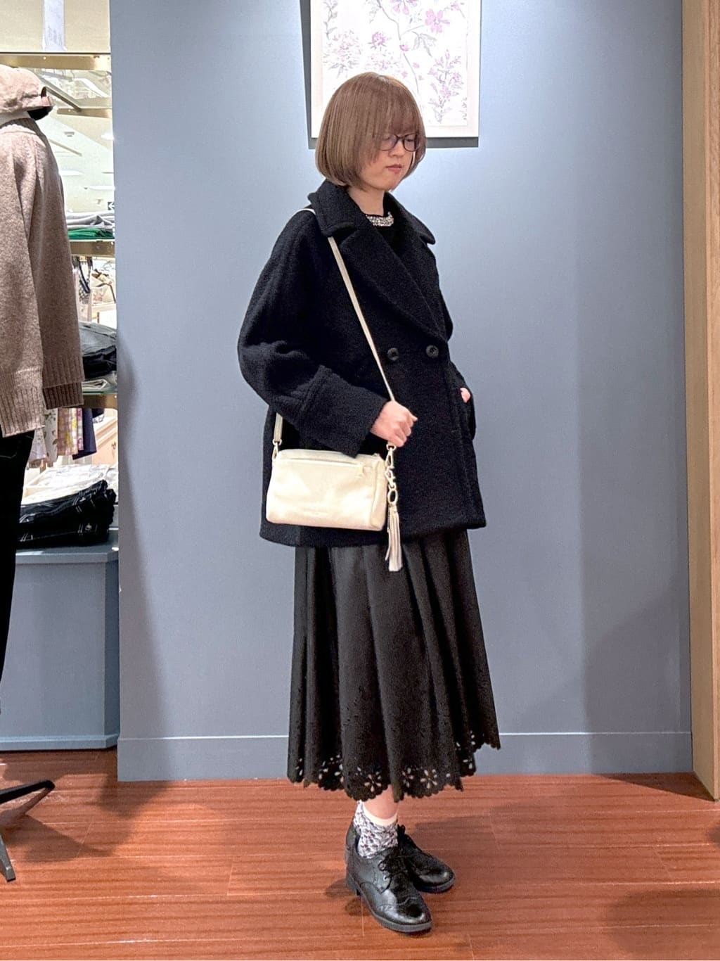 LAURA ASHLEYの【セットアップ可/ビジュー付き/ウール混ポンチ】プルオーバーを使ったコーディネートを紹介します。｜Rakuten Fashion(楽天ファッション／旧楽天ブランドアベニュー)4802680