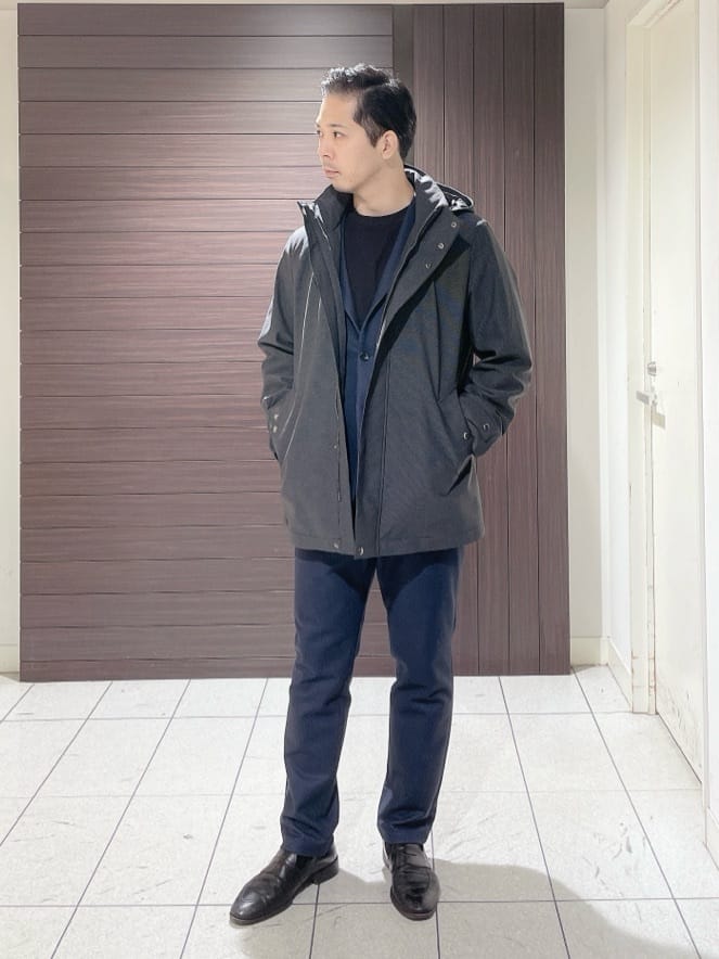 TAKEO KIKUCHIの【3WAY】ドビー ダウンライナー付 ブルゾンを使ったコーディネートを紹介します。｜Rakuten Fashion(楽天ファッション／旧楽天ブランドアベニュー)4805083