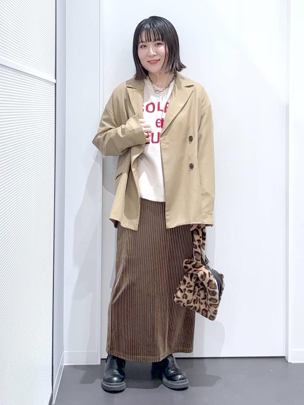 LAKOLEのアソートダブルジャケットを使ったコーディネートを紹介します。｜Rakuten Fashion(楽天ファッション／旧楽天ブランドアベニュー)4806882