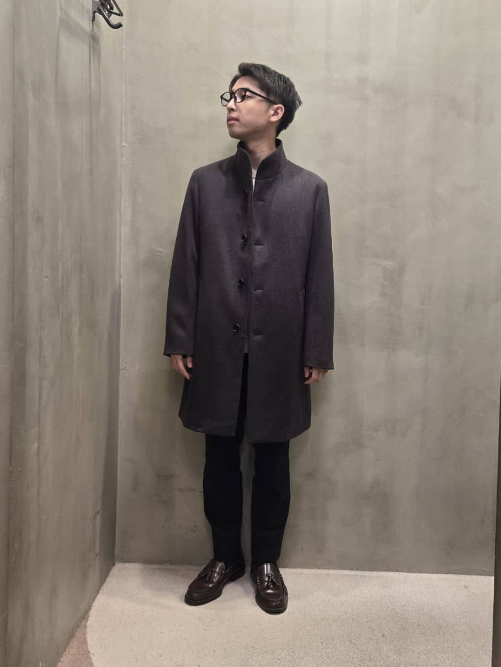 TAKEO KIKUCHIの【アンチピリング】クルーネック ニットを使ったコーディネートを紹介します。｜Rakuten Fashion(楽天ファッション／旧楽天ブランドアベニュー)4807545