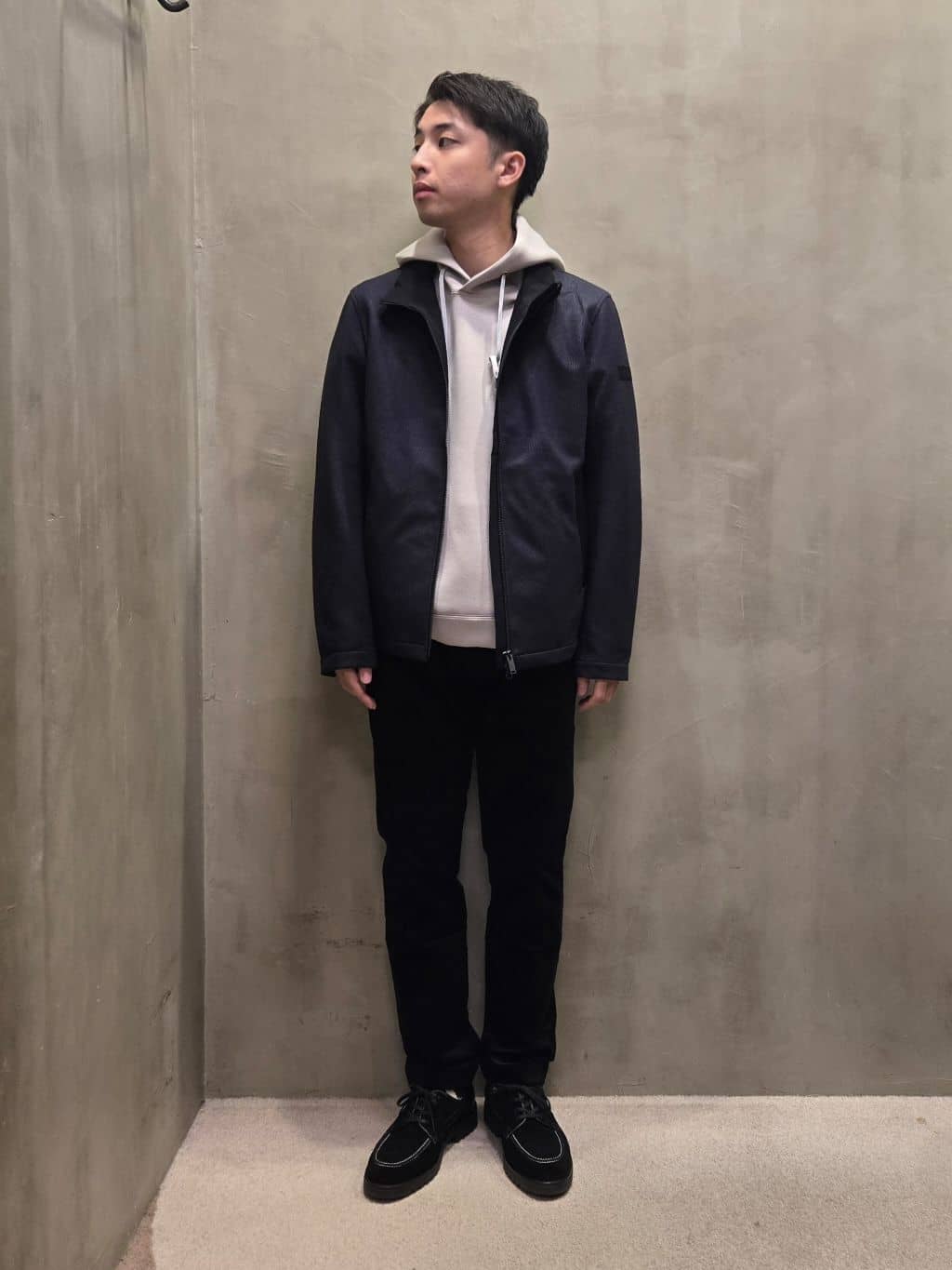 TAKEO KIKUCHIの【Made in JAPAN】エアダン プルオーバー パーカを使ったコーディネートを紹介します。｜Rakuten Fashion(楽天ファッション／旧楽天ブランドアベニュー)4814638
