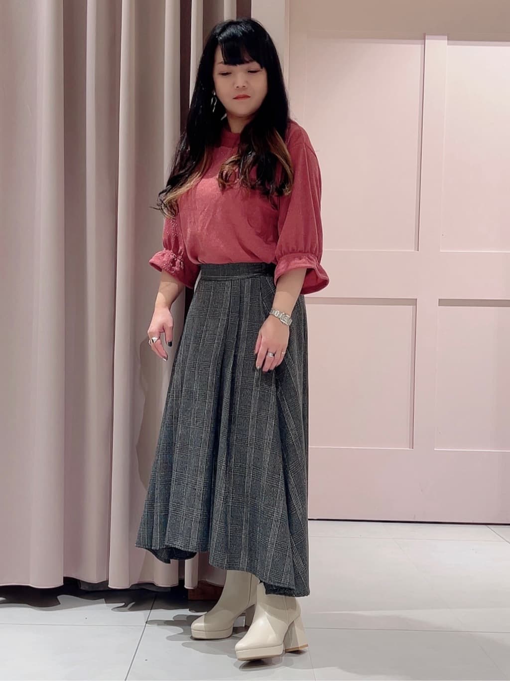 ESPERANZAのアーモンドストームブーティを使ったコーディネートを紹介します。｜Rakuten Fashion(楽天ファッション／旧楽天ブランドアベニュー)4816079