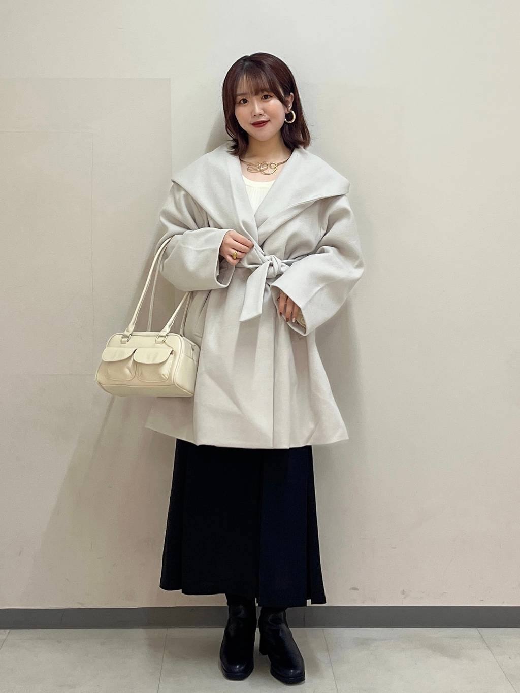mysty womanの【上西星来さん着用アイテム】ニットストームショートブーツを使ったコーディネートを紹介します。｜Rakuten Fashion(楽天ファッション／旧楽天ブランドアベニュー)4822401