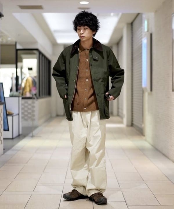 BEAMS MENの【別注】Barbour / BEDALE 2Layer Classic Fitを使った 