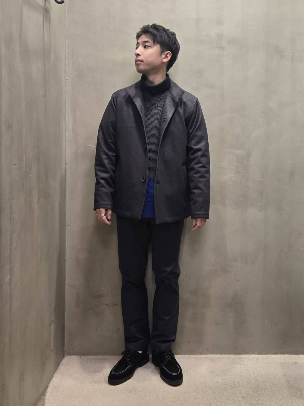 TAKEO KIKUCHIのウィンターコットン混 プルオーバー ニットを使ったコーディネートを紹介します。｜Rakuten Fashion(楽天ファッション／旧楽天ブランドアベニュー)4828558