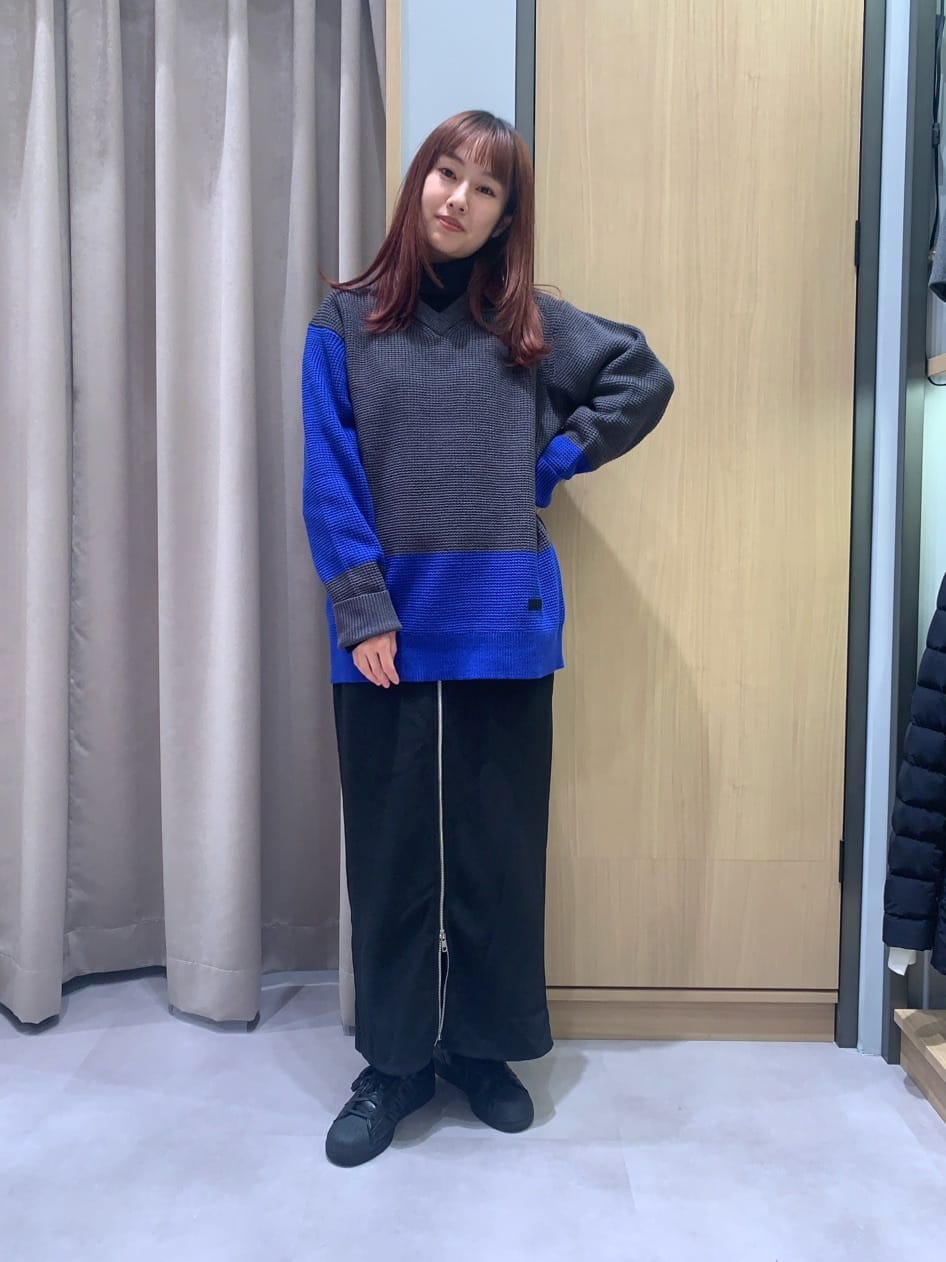 TAKEO KIKUCHIのウィンターコットン混 プルオーバー ニットを使ったコーディネートを紹介します。｜Rakuten Fashion(楽天ファッション／旧楽天ブランドアベニュー)4831935