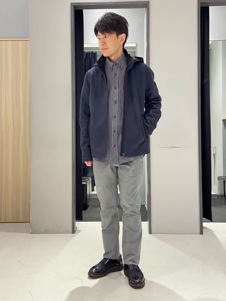 TAKEO KIKUCHIの【抗菌防臭/シーズンレス】シアサッカー ジャージシャツを使ったコーディネートを紹介します。｜Rakuten Fashion(楽天ファッション／旧楽天ブランドアベニュー)4836397