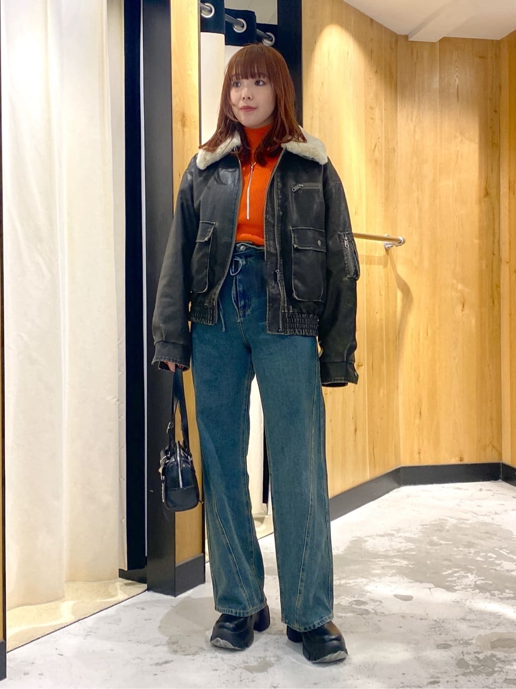 SLY レザージャケット　中町綾着用 中町綾着用♡SLY FAUX LEATHER ZIP UP ブルゾン♡ライダース