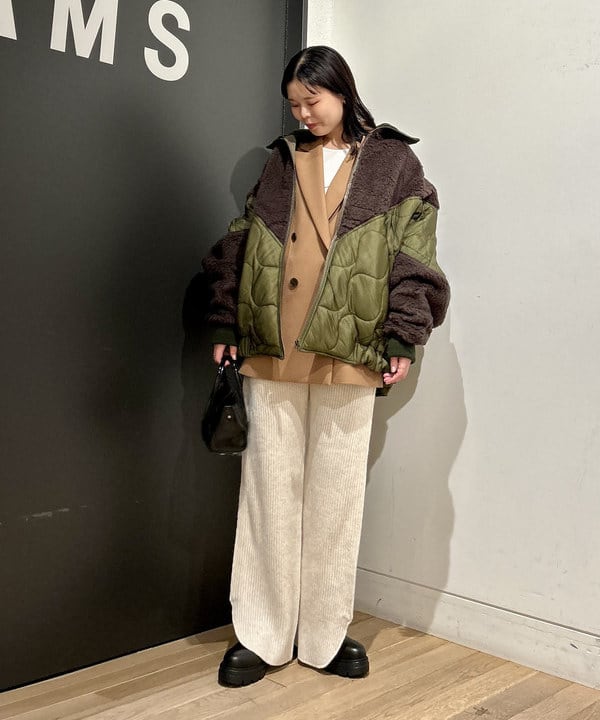 【Demi-Luxe BEAMS】ONE SIZE 丸胴 テレコ 長袖 Tシャツ Demi-Luxe BEAMS（デミルクス ビームス）丸胴 テレコ Tシャツ（T