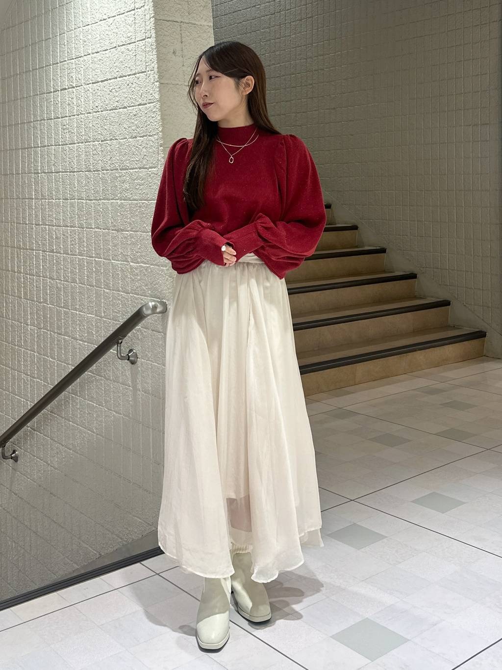 mysty womanの【上西星来さん着用アイテム】ニットストームショートブーツを使ったコーディネートを紹介します。｜Rakuten Fashion(楽天ファッション／旧楽天ブランドアベニュー)4847026