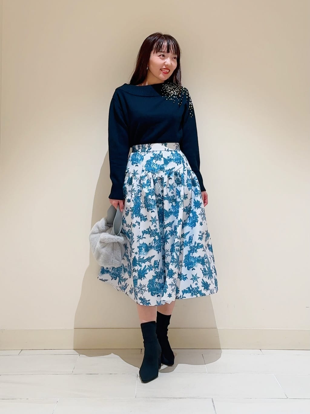 【704】現行品　アナイ　スノーフレーク プルオーバー　ライトグレー　38 ANAYI | スノーフレーク プルオーバー | Rakuten Fashion(楽天