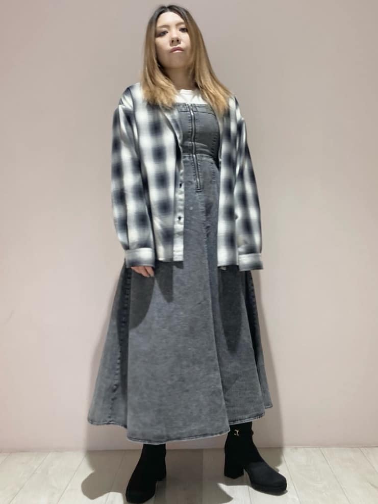 ESPERANZAの\2WAY仕様/スクエアサイドビットブーツを使ったコーディネートを紹介します。｜Rakuten Fashion(楽天ファッション／旧楽天ブランドアベニュー)4849081