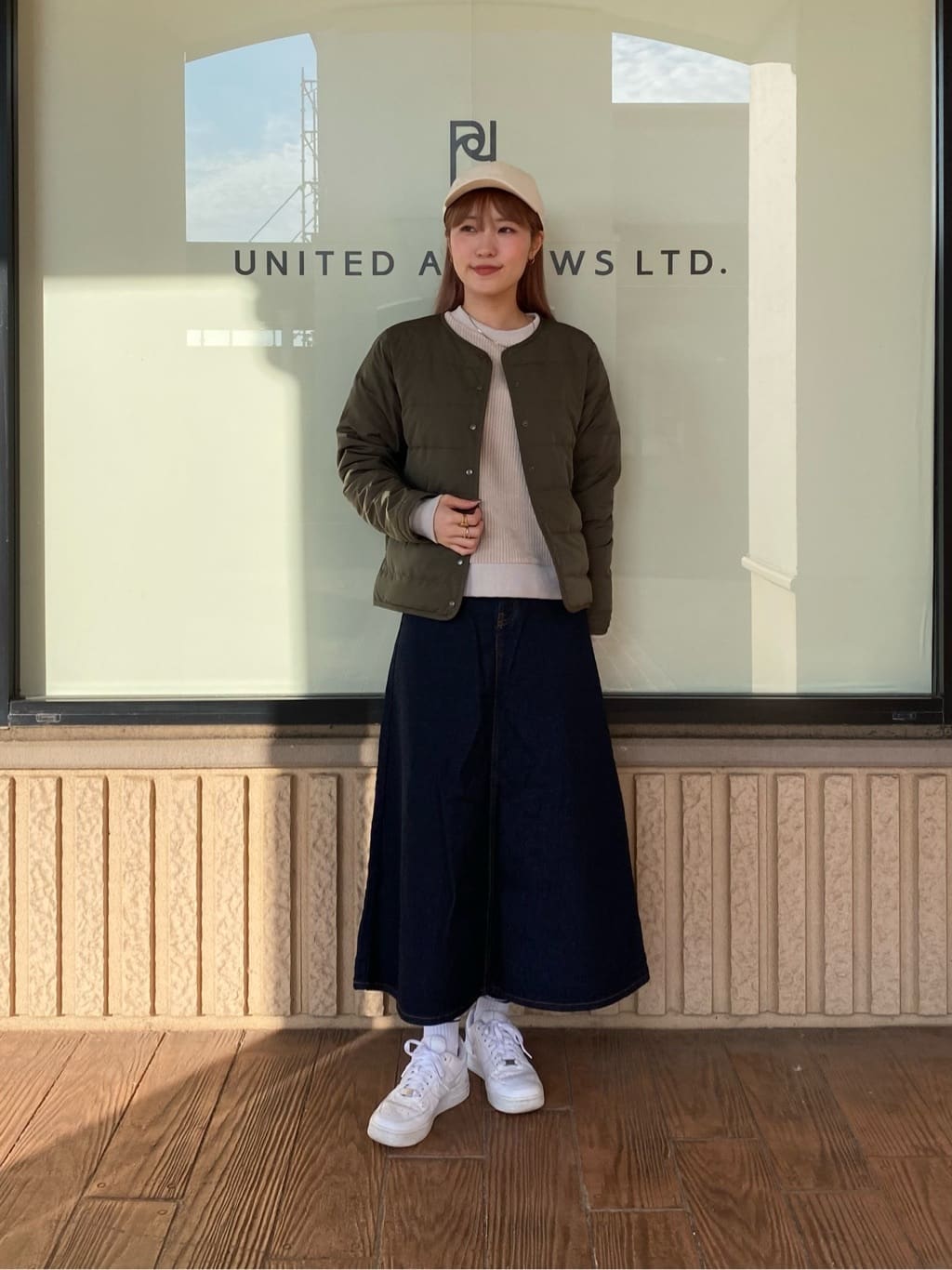 UNITED ARROWS green label relaxingのリバーシブル ダウン 