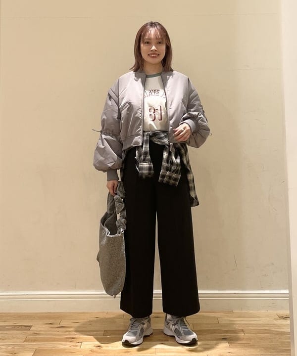 BEAMS HEARTの袖ドロスト MA-1 ブルゾンを使ったコーディネートを紹介します。｜Rakuten Fashion(楽天ファッション／旧楽天ブランドアベニュー)4857212