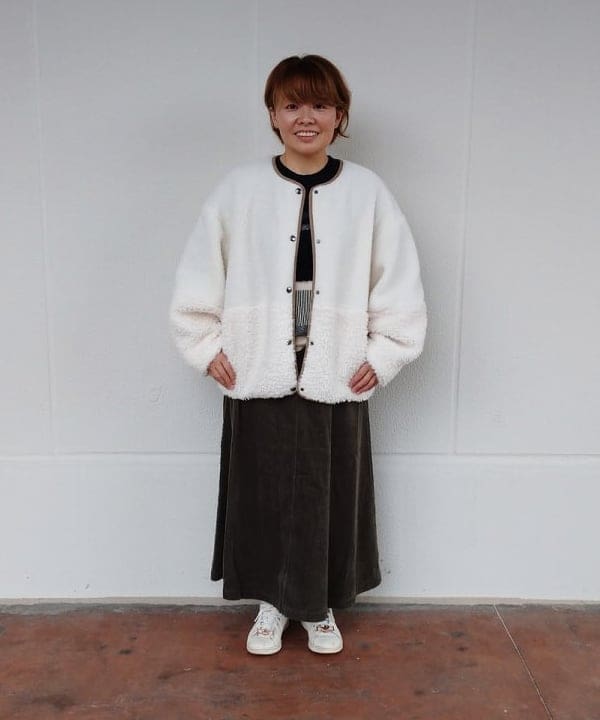 BEAMS HEARTの立体ボーダー ニット 24AWを使ったコーディネートを紹介します。｜Rakuten Fashion(楽天ファッション／旧楽天ブランドアベニュー)4857360