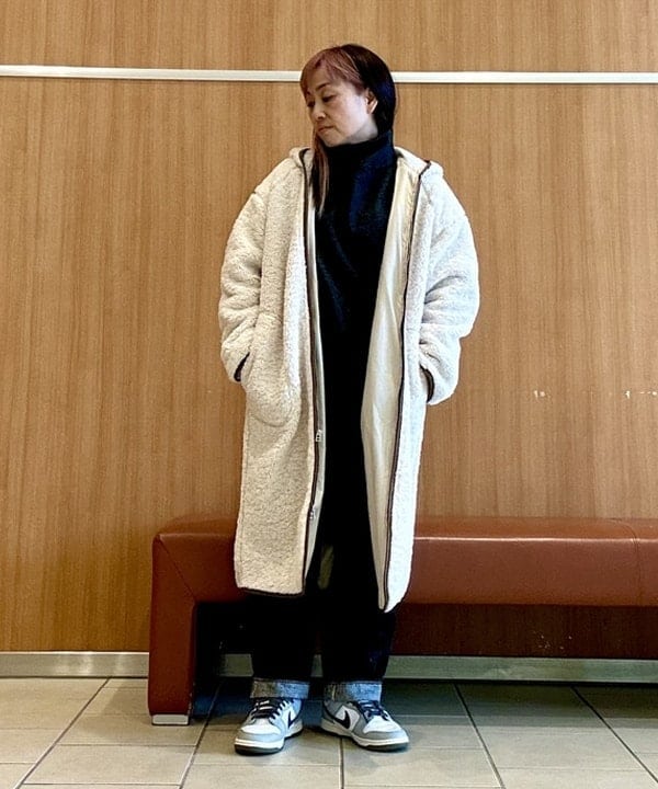 BEAMS HEARTのモックネック ワイドスリーブ プルオーバーを使ったコーディネートを紹介します。｜Rakuten Fashion(楽天ファッション／旧楽天ブランドアベニュー)4857391