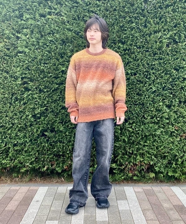 BEAMS HEARTのアソート グラデーション クルーネック ニット ギフト 25SSを使ったコーディネートを紹介します。｜Rakuten Fashion(楽天ファッション／旧楽天ブランドアベニュー)4857407