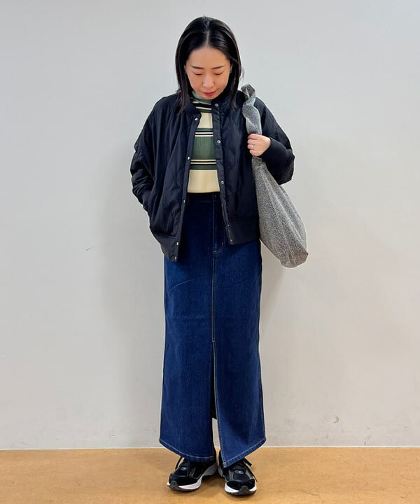 BEAMS HEARTのラメ ギャザーハンドル ショルダーバッグ(A4サイズ収納可能)を使ったコーディネートを紹介します。｜Rakuten Fashion(楽天ファッション／旧楽天ブランドアベニュー)4857474