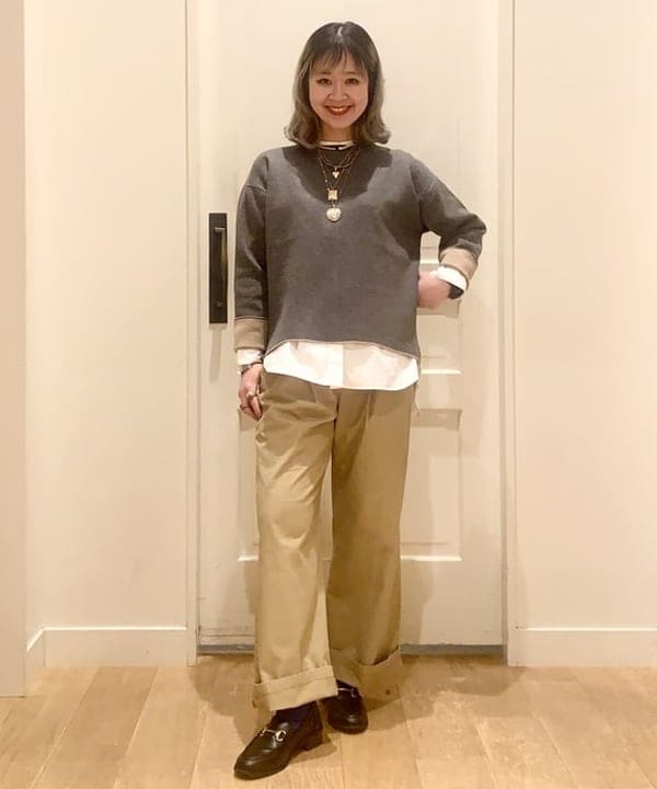 BEAMS HEARTのビット付き ローファーを使ったコーディネートを紹介します。｜Rakuten Fashion(楽天ファッション／旧楽天ブランドアベニュー)4857853