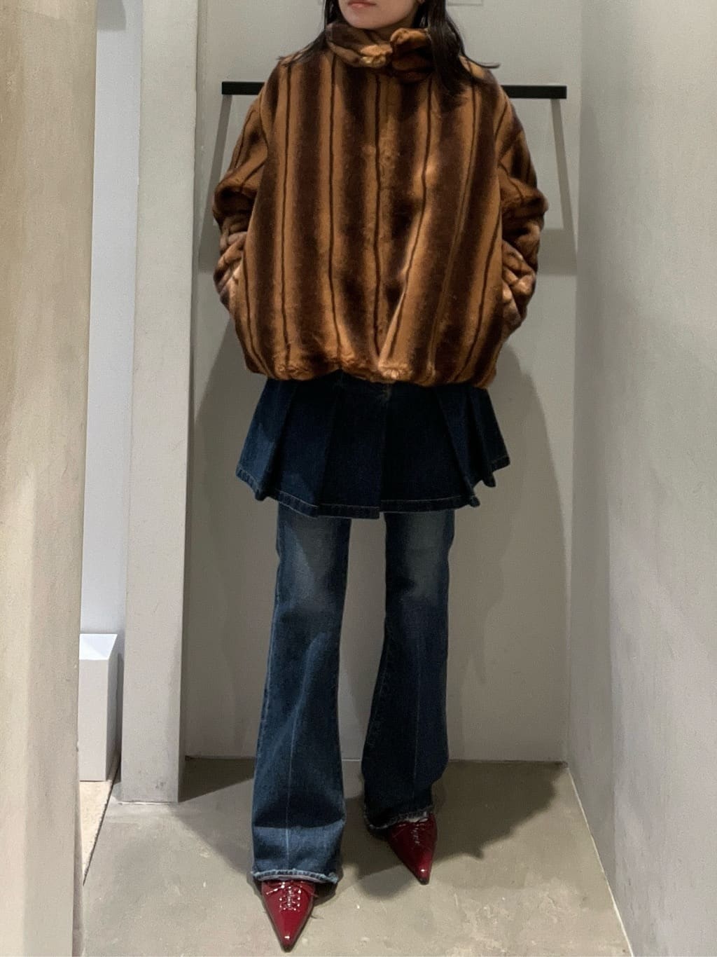 【日曜日までお値下げ】moussy FAUX FUR スタンドカラージャケット moussy｜FAUX FUR スタンドカラージャケット | Rakuten Fashion(楽天