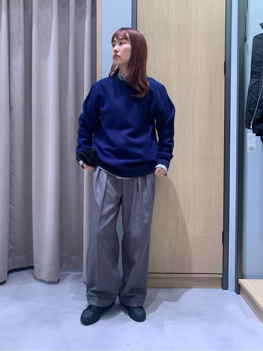 TAKEO KIKUCHIのドットメランジ プルオーバー ニットを使ったコーディネートを紹介します。｜Rakuten Fashion(楽天ファッション／旧楽天ブランドアベニュー)4861653