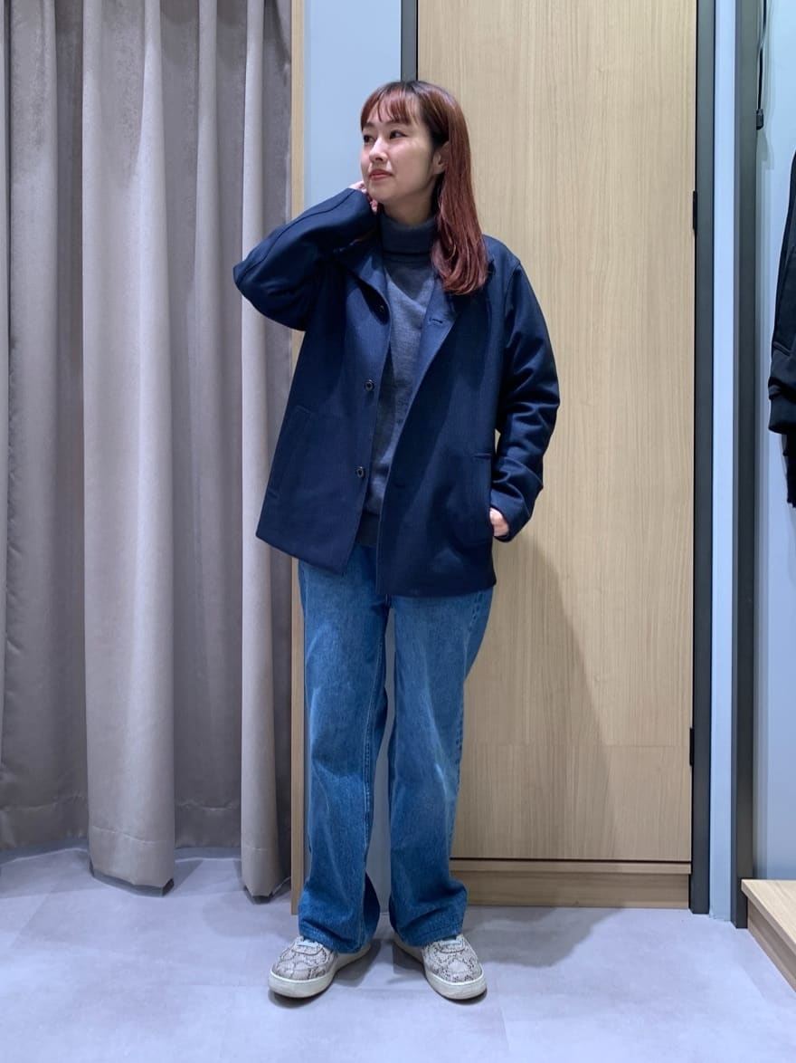 TAKEO KIKUCHIの【DOWN FABRIC】ダウンファブリック スタンドカラーブルゾンを使ったコーディネートを紹介します。｜Rakuten Fashion(楽天ファッション／旧楽天ブランドアベニュー)4861654