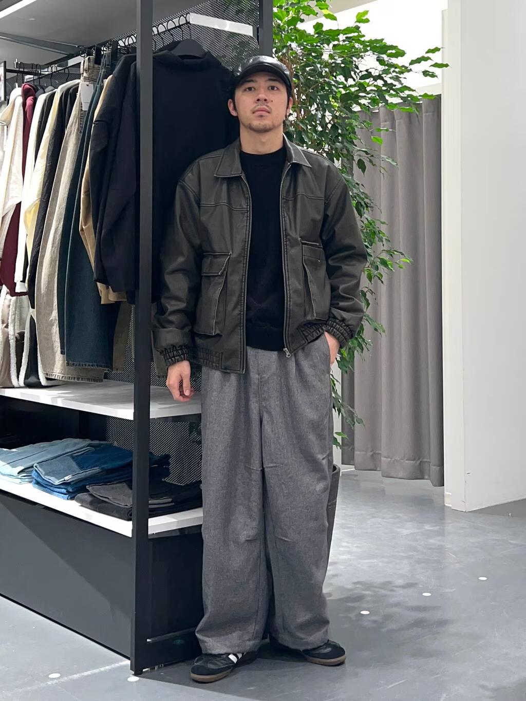 LAKOLEのウォッシュドPUレザーブルゾンを使ったコーディネートを紹介します。｜Rakuten Fashion(楽天ファッション／旧楽天ブランドアベニュー)4865620