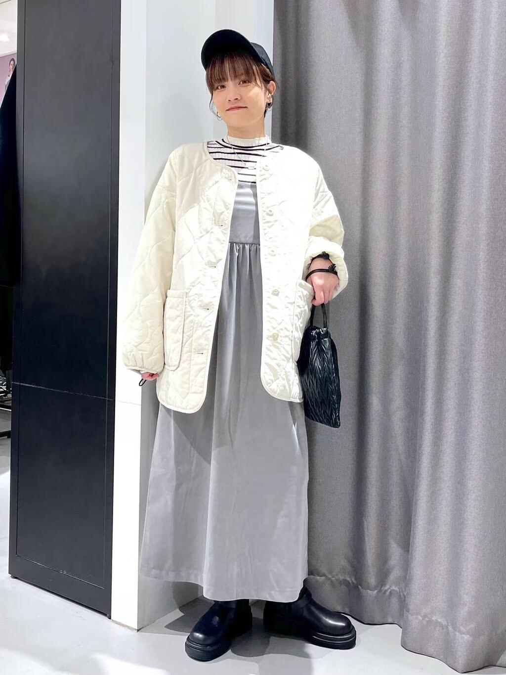 LAKOLEのバイカラーキルティングブルゾンを使ったコーディネートを紹介します。｜Rakuten Fashion(楽天ファッション／旧楽天ブランドアベニュー)4865644