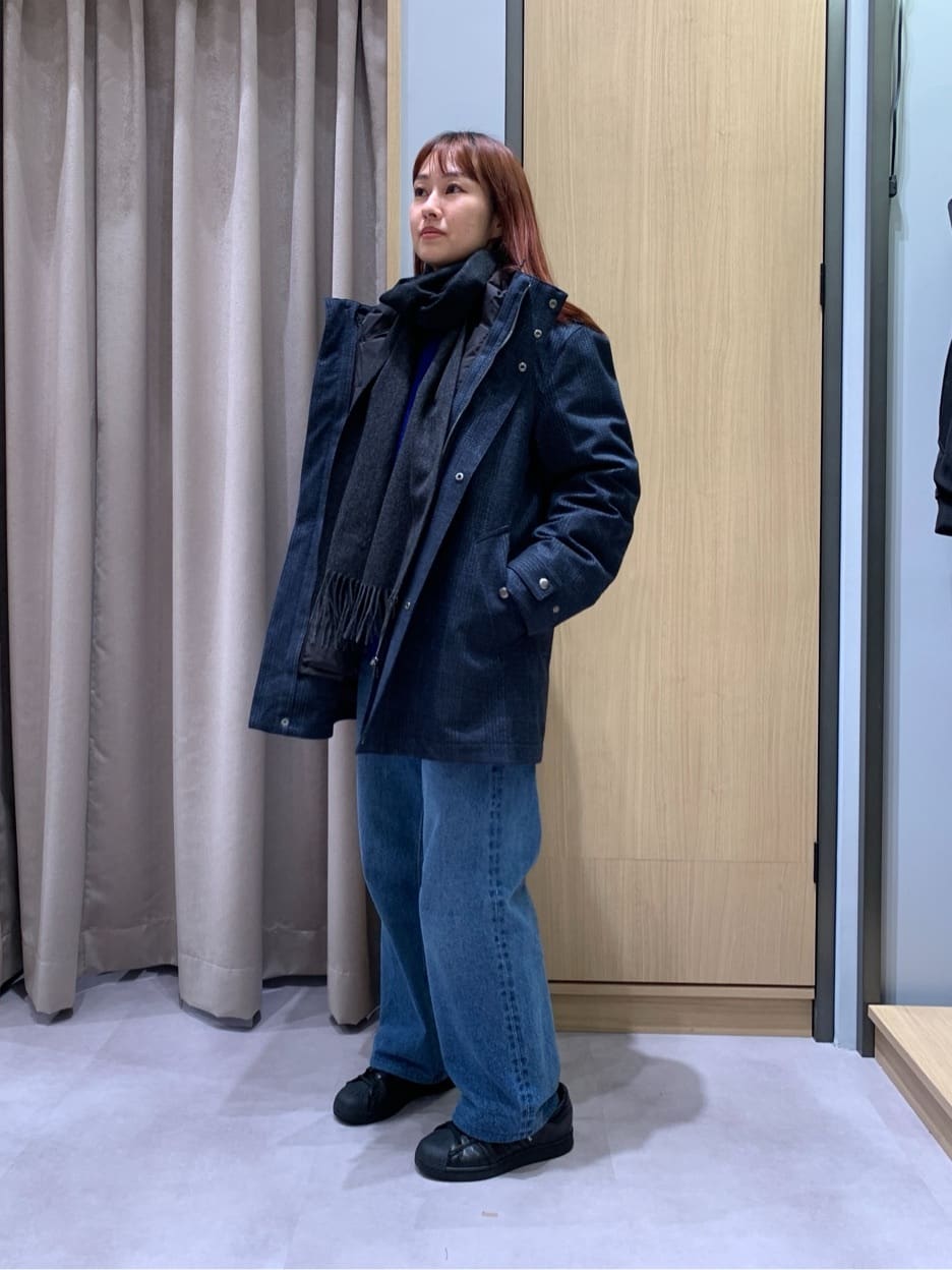 TAKEO KIKUCHIの【3WAY】ジャカード グレンチェック ダウンライナー ブルゾンを使ったコーディネートを紹介します。｜Rakuten Fashion(楽天ファッション／旧楽天ブランドアベニュー)4866794