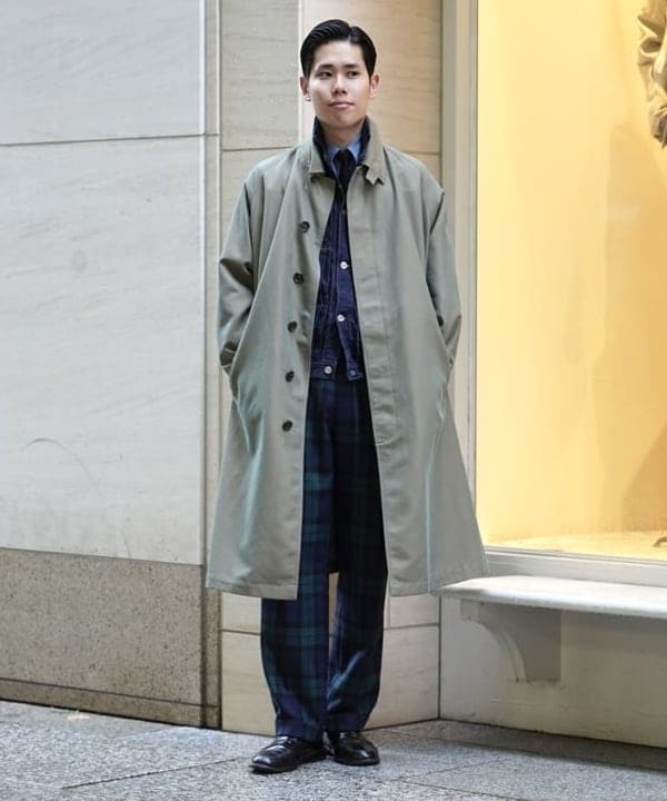 ジャケット・アウター Balmacaan Coat T/C Gabardine BEAMS PLUS Balmacaan Coat T/C Gabardine (Coat BEAMS PLUS