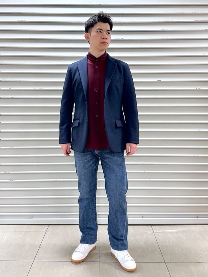 TAKEO KIKUCHIの【DOWN FABRIC】ダウンファブリック テーラード ジャケット / セットアップ対応を使ったコーディネートを紹介します。｜Rakuten Fashion(楽天ファッション／旧楽天ブランドアベニュー)4871277