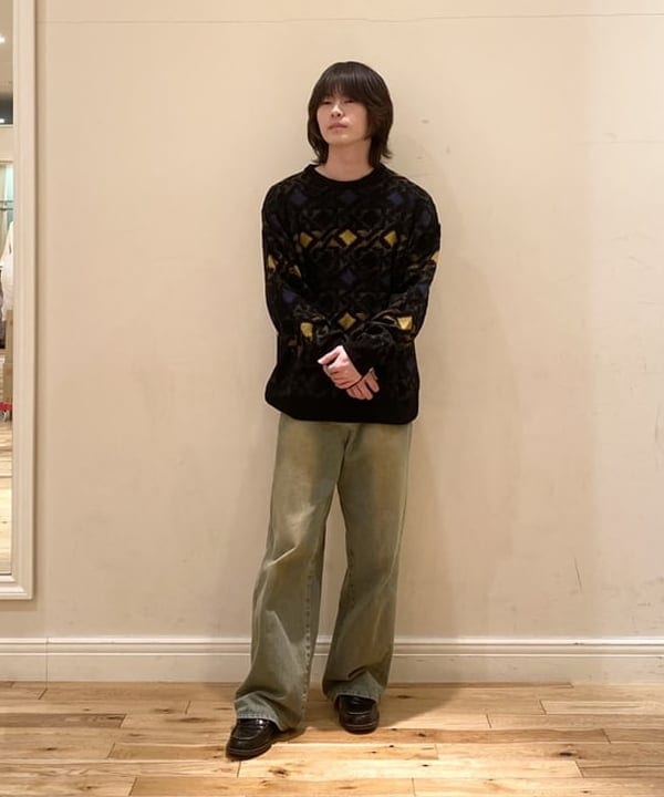 BEAMS HEARTのブラスト ワイド ストレート デニムを使ったコーディネートを紹介します。｜Rakuten Fashion(楽天ファッション／旧楽天ブランドアベニュー)4873074