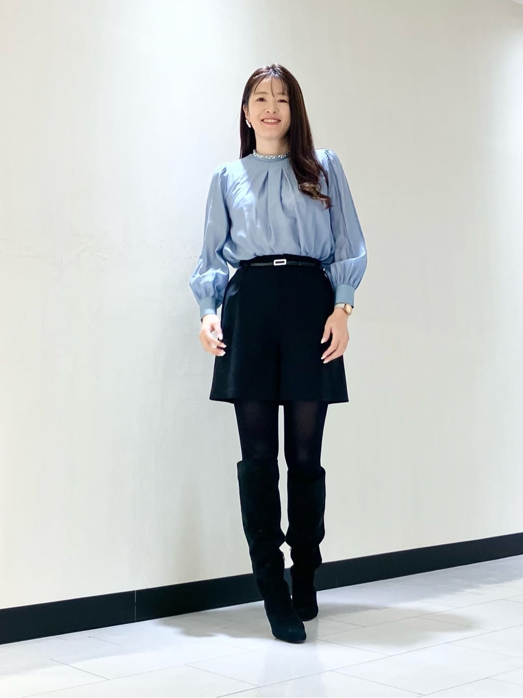 ANAYI | ストレッチウールキュロットパンツ | Rakuten Fashion(楽天