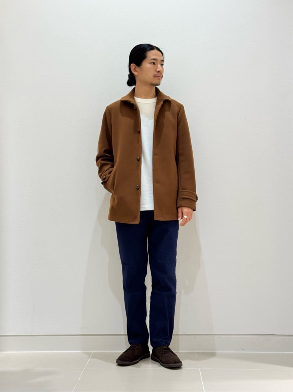 UNITED ARROWS LTD. OUTLETのニット メルトン ショールカラー コート を使ったコーディネート | Rakuten ...