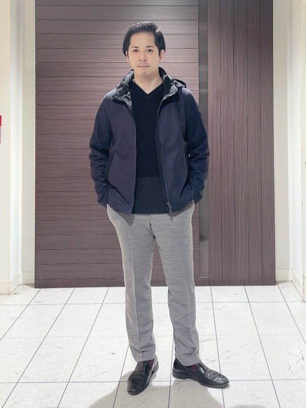 TAKEO KIKUCHIの【DOWN FABRIC】ダウンファブリック フード ZIP UP ブルゾンを使ったコーディネートを紹介します。｜Rakuten Fashion(楽天ファッション／旧楽天ブランドアベニュー)4879157