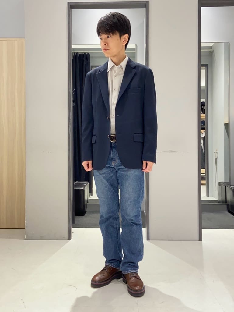 TAKEO KIKUCHIの【モンスターストレッチ】日本製 ウォッシュド デニムパンツを使ったコーディネートを紹介します。｜Rakuten Fashion(楽天ファッション／旧楽天ブランドアベニュー)4879763