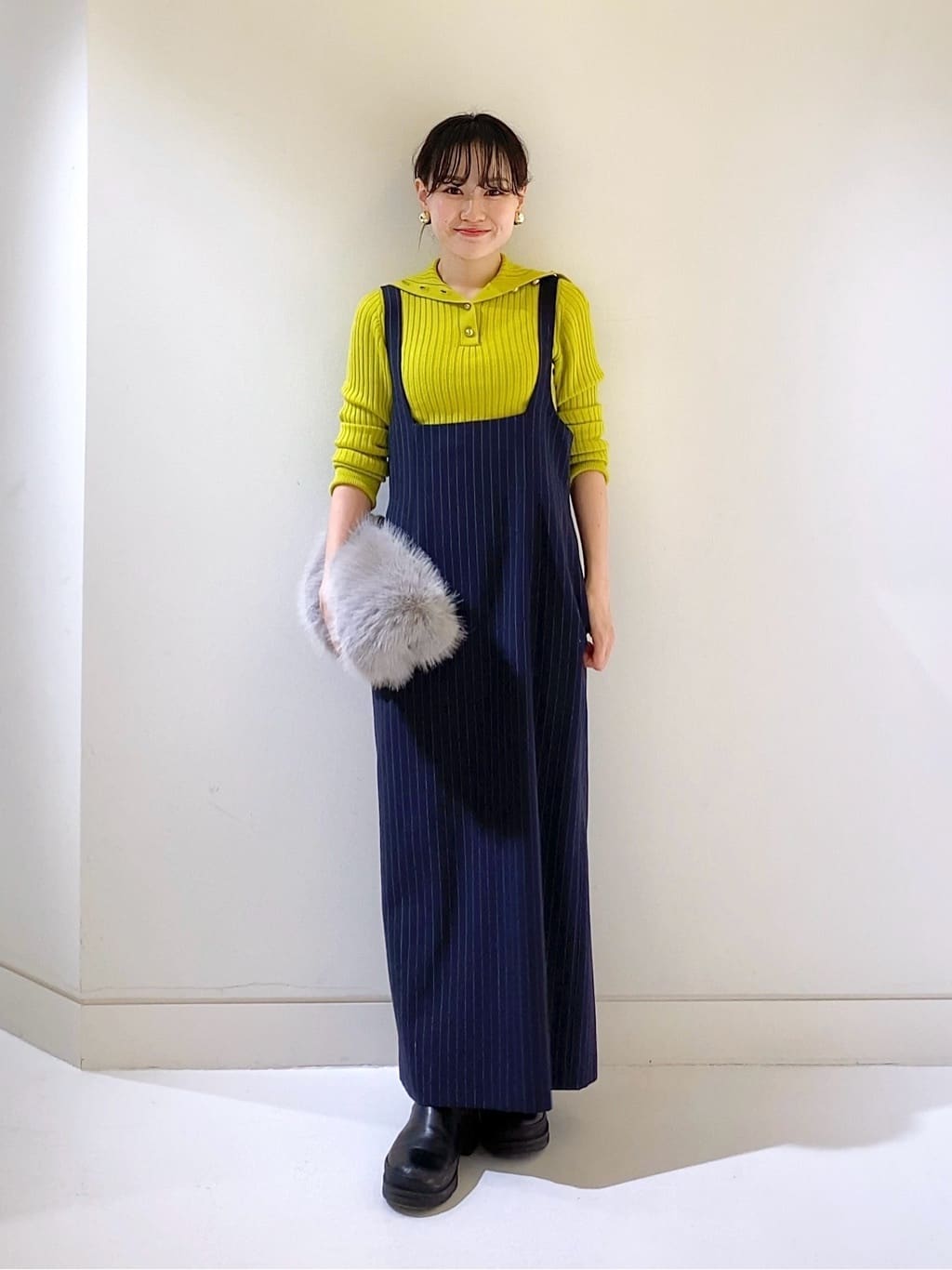 allurevilleの2WAYネックリブタートルを使ったコーディネートを紹介します。｜Rakuten Fashion(楽天ファッション／旧楽天ブランドアベニュー)4879822