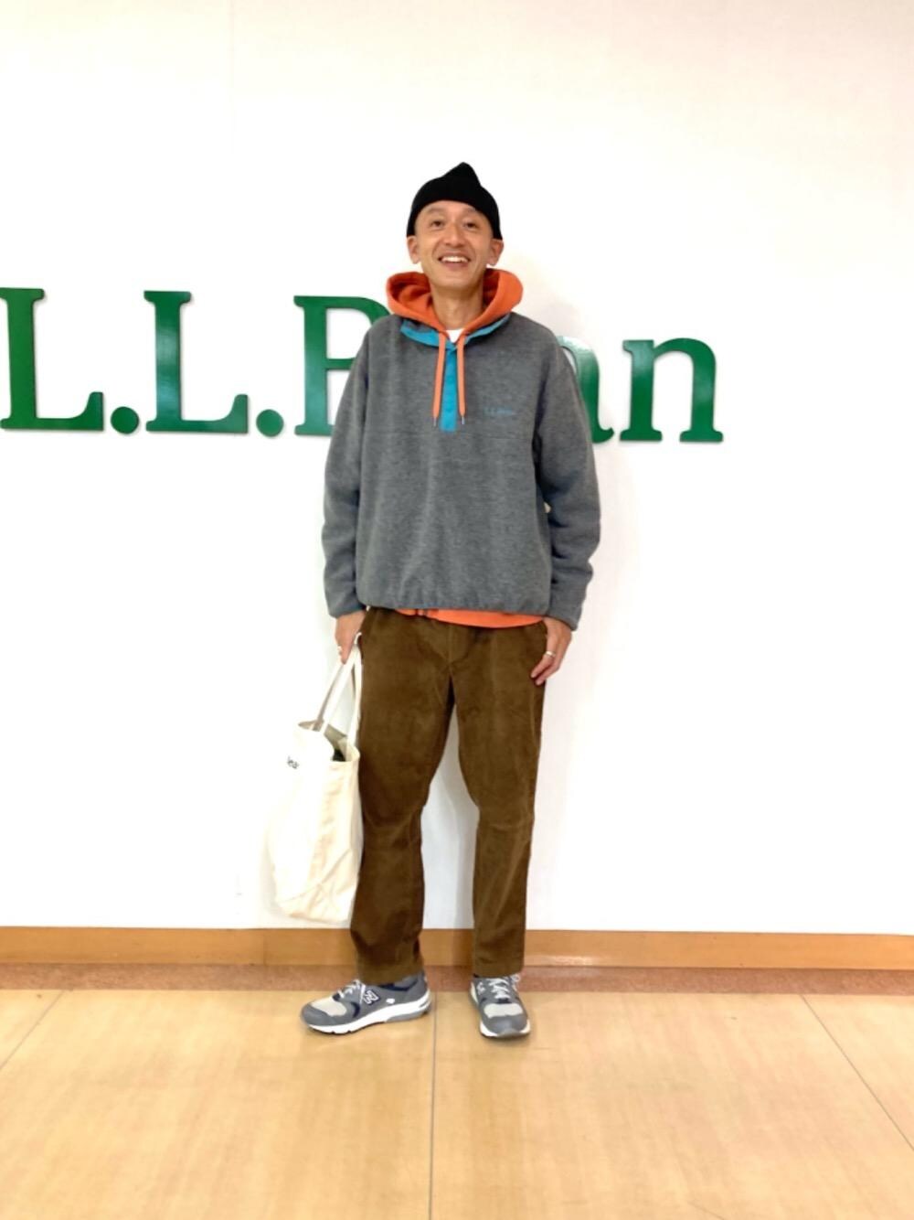 L.L.Beanのビーンズ・クラシック・フリース・プルオーバー 米国フィット・レギュラーを使ったコーディネートを紹介します。｜Rakuten Fashion(楽天ファッション／旧楽天ブランドアベニュー)4883482
