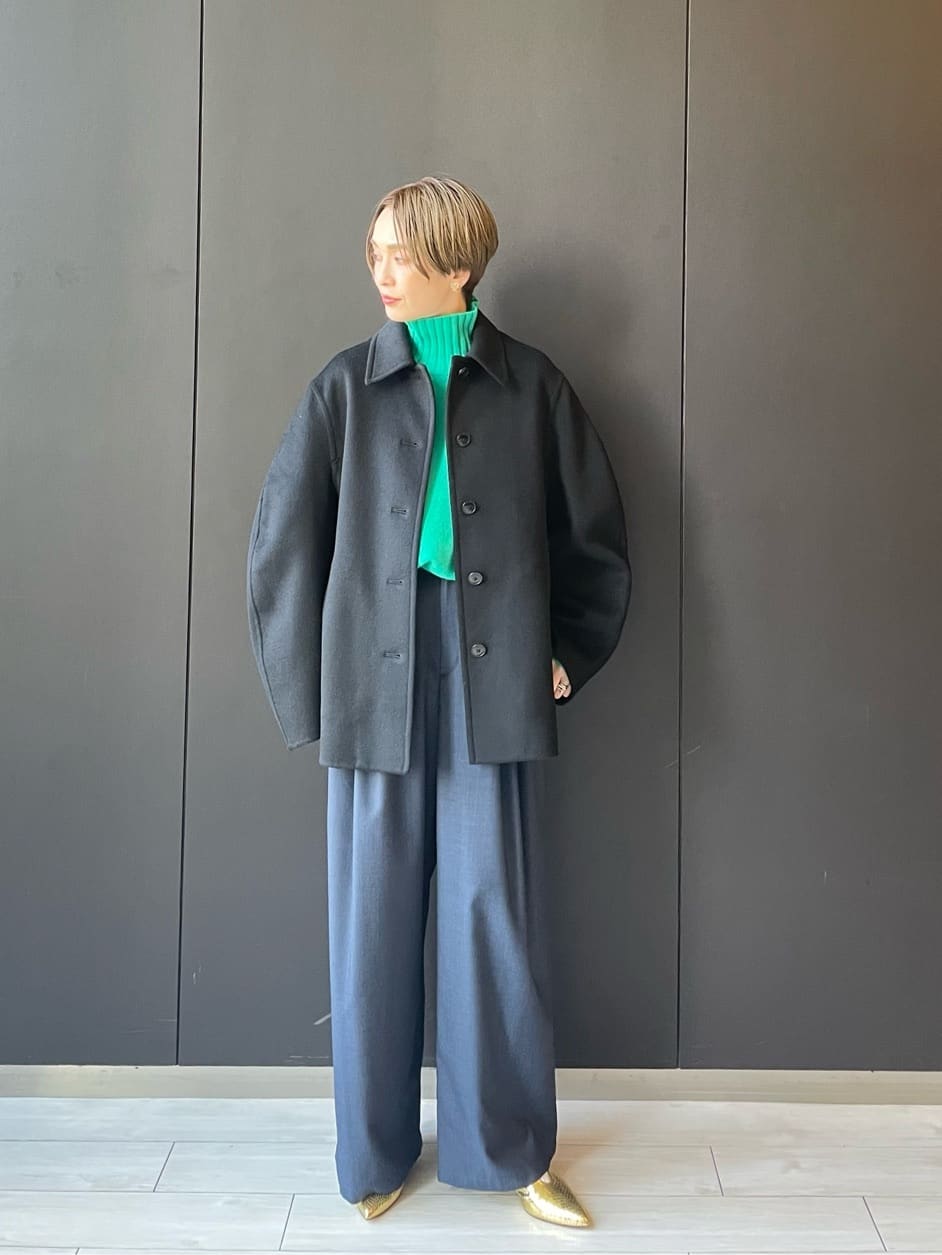 H BEAUTY&YOUTH ウールカシミヤ ハーフステンカラーコート 1600024F1750_m1_a015.jpg