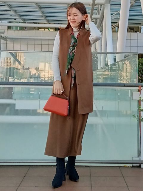 INEDの《大草直子コラボ》カシミヤジレ《COLOMBO》を使った