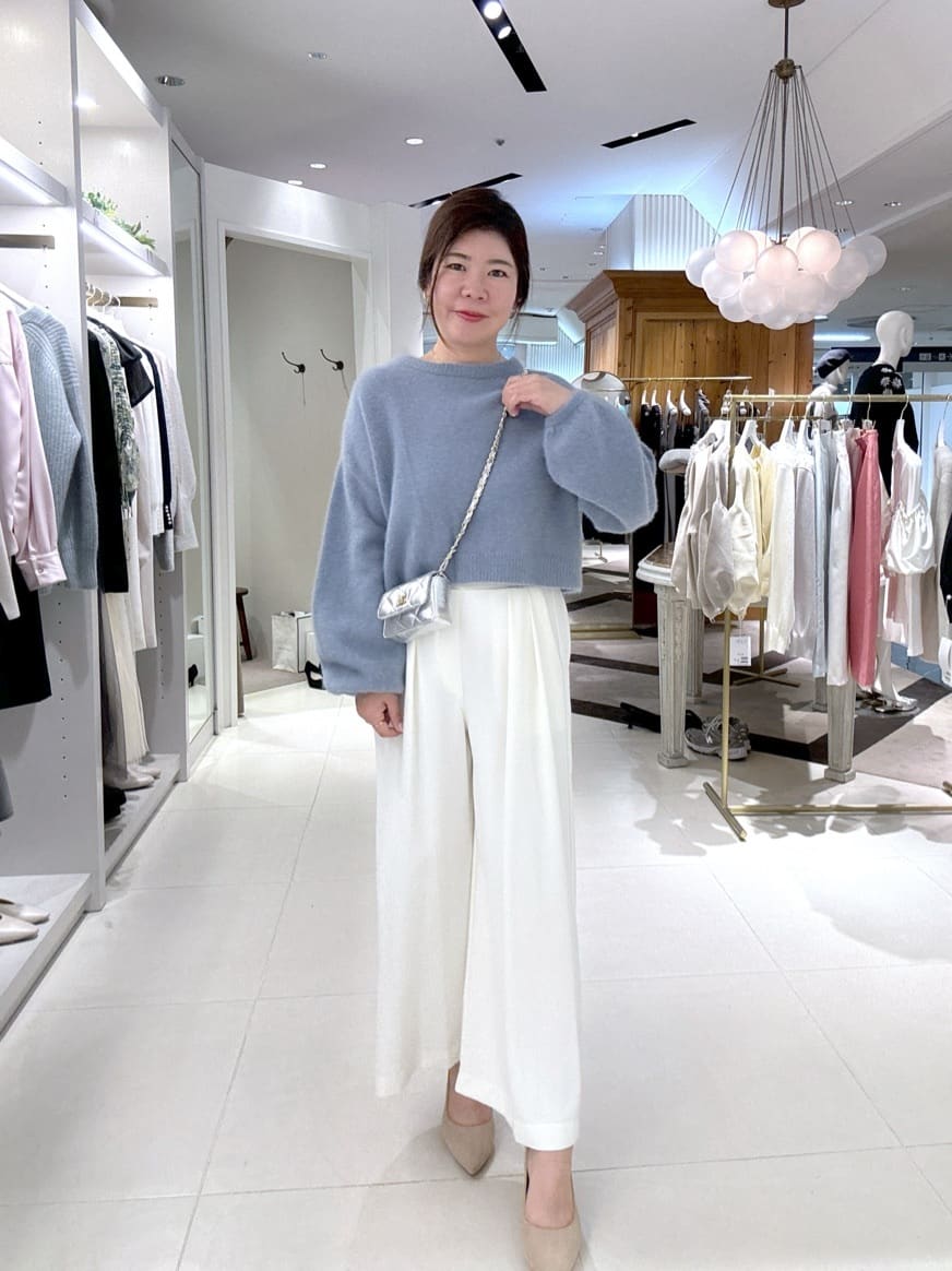 La boutique BonBonの【着回し力抜群!】ヘアリーウール前後2WAY 