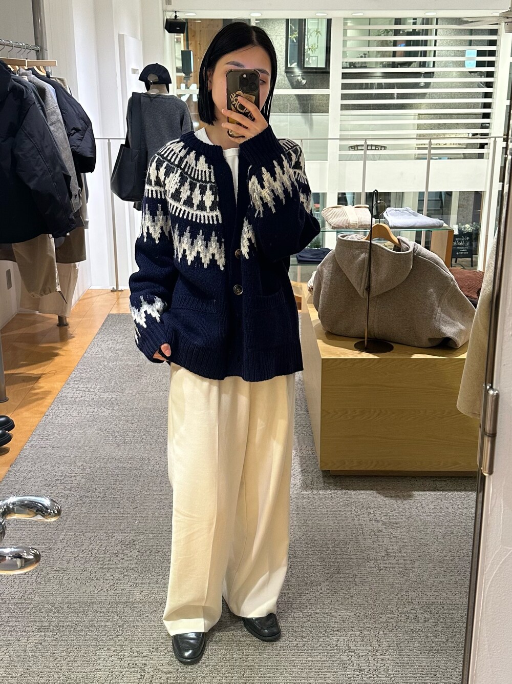 CANAL JEANのEl mar(エルマール) ノルディックニットカーディガンを 