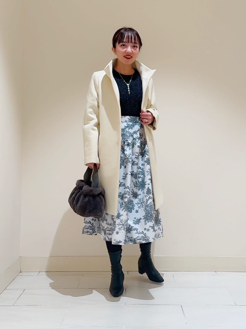 ANAYI | スノートワルドジュイ切替え スカート | Rakuten Fashion(楽天