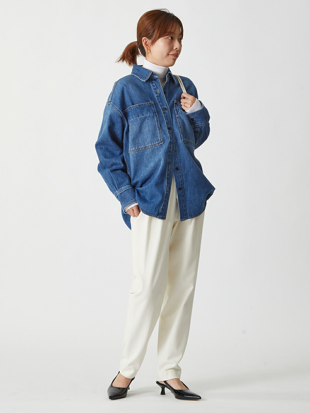 1er Arrondissementの両面起毛パンツを使ったコーディネートを紹介します。｜Rakuten Fashion(楽天ファッション／旧楽天ブランドアベニュー)4892633