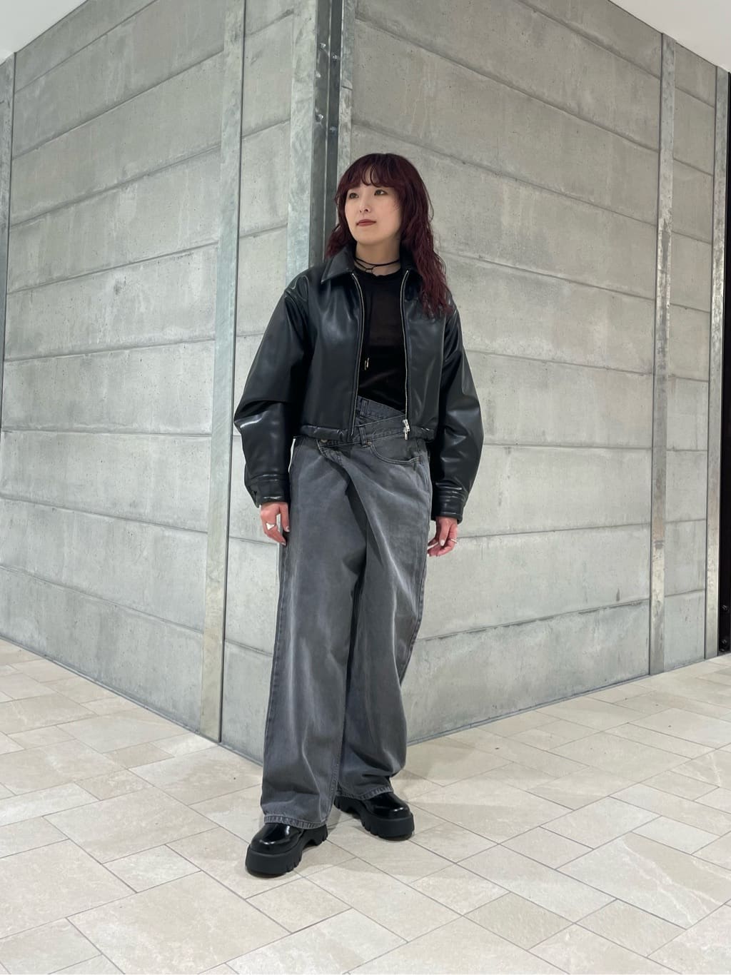 UNITED ARROWS LTD. OUTLET | ダメージ ラップワイド デニムパンツ