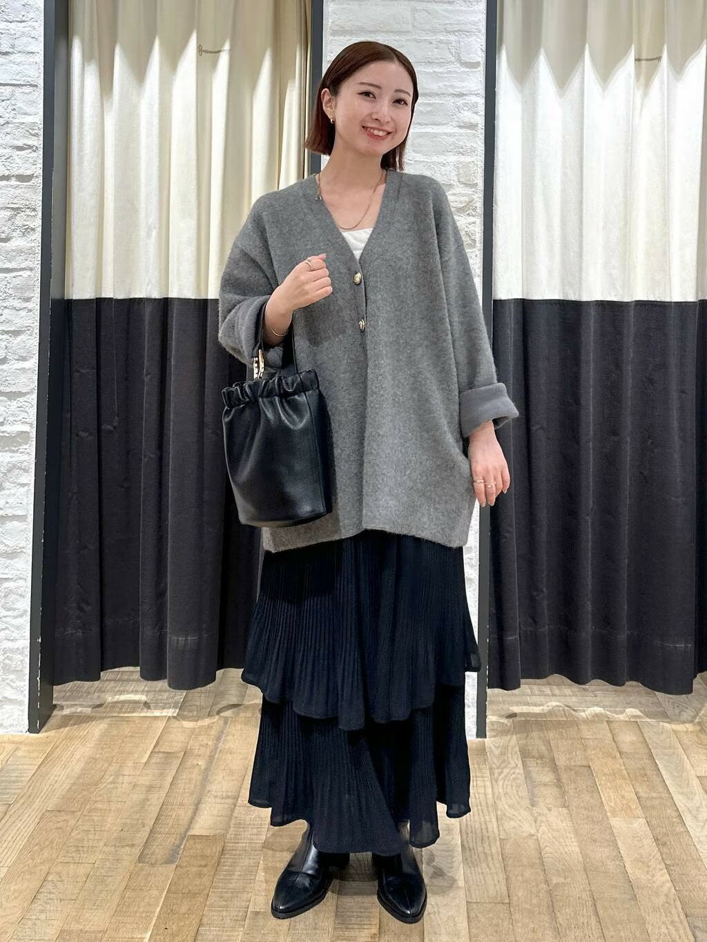 A part by | 【再入荷】ホソプリーツティアードスカート | Rakuten